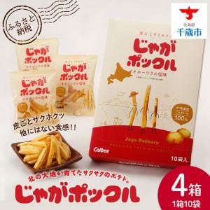 ふるさと納税 北海道限定カルビーじゃがポックル（10袋入り 4箱