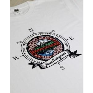 ふるさと納税　0014‐74‐02　富士宮市　マンホールＴシャツ（白）　静岡県富士宮市