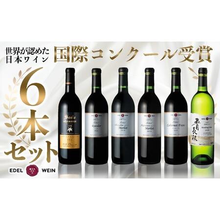 ふるさと納税 国際ワインコンクール受賞6本セット エーデルワイン 岩手県花巻市 最新最全の