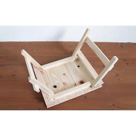 ふるさと納税 【ひのき香る工作キット】折りたたみミニテーブル【木作り工房こだかさ】 [ATAT007] 高知県高知市の画像