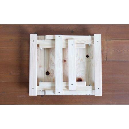 ふるさと納税 【ひのき香る工作キット】折りたたみミニテーブル【木作り工房こだかさ】 [ATAT007] 高知県高知市の画像