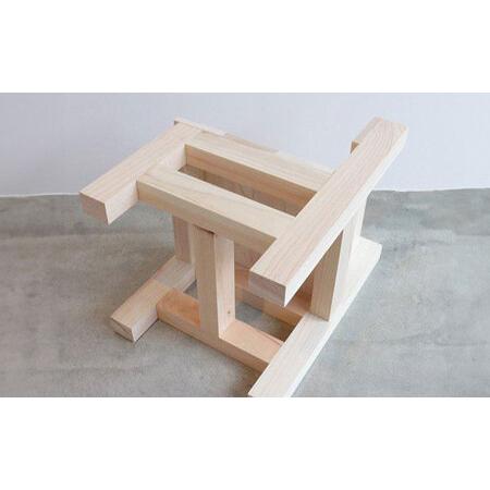 ふるさと納税 【ひのき香る工作キット】フラワーチェア【木作り工房こだかさ】 [ATAT010] 高知県高知市の画像