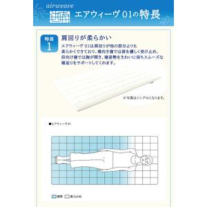 ふるさと納税 エアウィーヴ 01 クイーン 寝具 マットレストッパー マットレスパット マットレス コンパクト オールシーズン対応 ぐっすり ホテ.. 福岡県大刀洗町_3