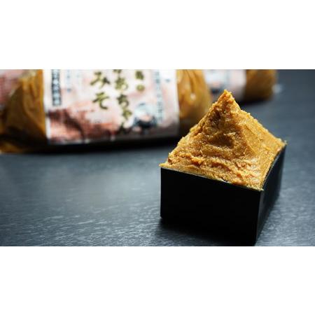 ふるさと納税 老舗の味「横島醤油納豆」 手造りかあちゃん味噌 1kg×4袋