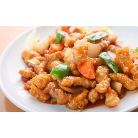 ふるさと納税 黒酢酢豚をご自宅で！本格中華料理店の黒酢酢豚 黒酢酢豚約280g&times;8パック【A-1149H】 鹿児島県いちき串木野市