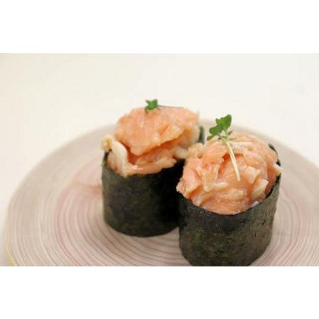 ふるさと納税 鮭問屋【お刺身用】アトランティックサーモン〈炙りハラミの切り落とし〉1kg【R07】 三重県紀北町_3