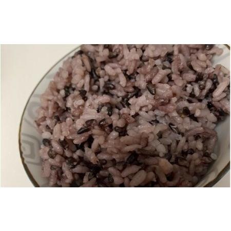 ふるさと納税 大阪府 阪南市産 古代米 黒米 おくのむらさき 3kg_0027 大阪府阪南市 古代米 おくのむらさき