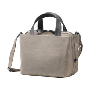 ふるさと納税 【豊岡鞄】TUTUMU tre mini boston bag（S4100）グレージュ 兵庫県豊岡市の画像