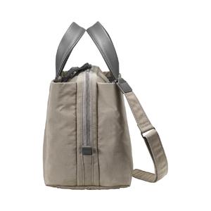 ふるさと納税 【豊岡鞄】TUTUMU tre mini boston bag（S4100）グレージュ 兵庫県豊岡市の画像
