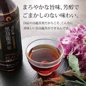 ふるさと納税 黒烏龍茶 静岡県産 黒烏龍茶 計48本 500ml &times; 24本 2ケース いなば園 静岡県牧之原市