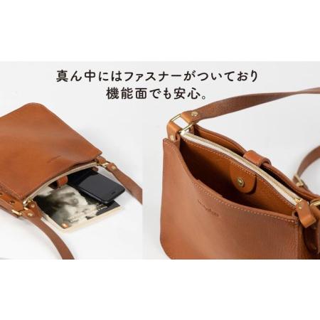 ふるさと納税 エレガンス ショルダー 糸島市 / LADIES&GENTLEMEN 鞄 レザー ショルダーバッグ 革製品 革鞄 カバン [ADK039] 福岡県糸島市の画像