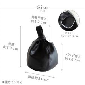 ふるさと納税 【バルーンバッグS】本革 ソフトシュリンクレザー (グレー) トートバッグ 【as-29cs-GY】【1314985】 大阪府和泉市の画像