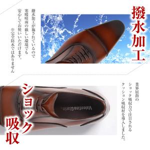 ふるさと納税 【浅草の靴】バレンチノグラリオ 本革ビジネスシューズ[YN-10](サイズ：27.0cm、カラー：ダークブラウン)_0045-012-T03-5-6 東京都台東区_3