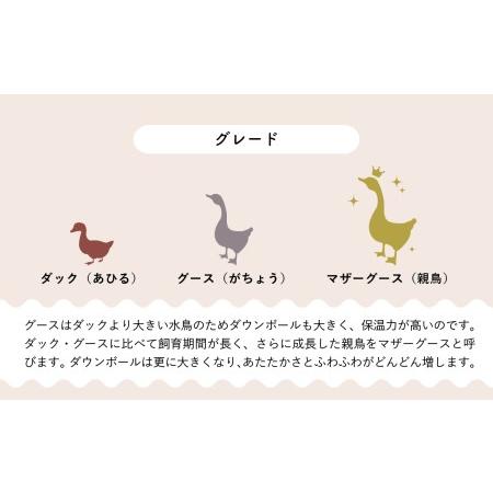 ふるさと納税 羽毛布団【シングル】肌掛 イングランド産ホワイトダウン90％400gDP360【H-5】 山梨県大月市の画像
