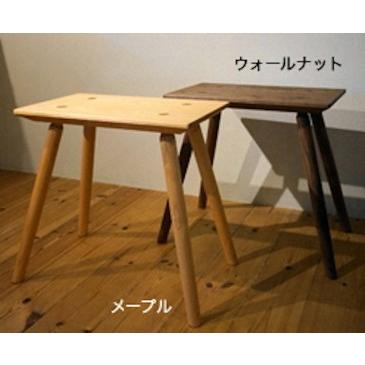 ふるさと納税 四角いスツール450　ウォールナット無垢材 123001 石川県小松市 ふるさと納税 四角いスツール450　ウォールナット無垢材 石川県小松市 123001
