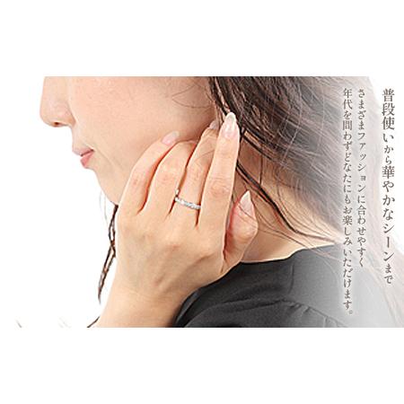 ふるさと納税 PT 0.5ct ハーフエタ Ring R3690DI-P2 プラチナ アクセサリー ジュエリー プレゼント 宝石 記念日 かわいい レディース 山梨県笛吹市｜furunavi｜04