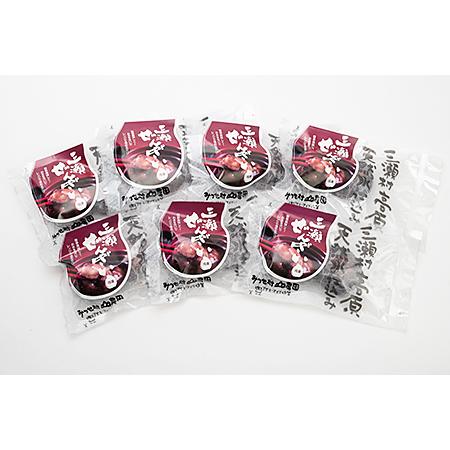 ふるさと納税 三瀬ぜんざい 14個（2個入り×7パック）ぜんざい ぼたもち 焼き餅風味 レンジで簡単 本格ぜんざい：B110-035 佐賀県佐賀市の画像