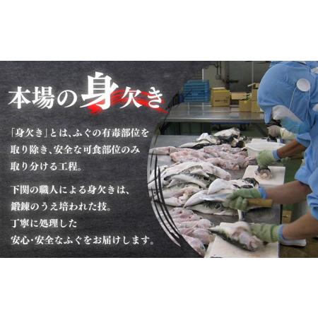 ふるさと納税 【配送指定日必須】国産 とらふぐ 料理 セット 4人前 ふぐ松前付 冷蔵 下関 山口 ふぐ特集 秋 冬 KA0003 山口県下関市の画像