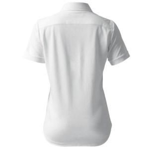 ふるさと納税　DJS-003　decollouomo　メンズパイロットシャツ半袖（生地／コンコルド）ピュアホワイト／Mサイズ　和歌山県和歌山市