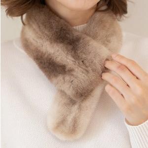 ふるさと納税 【0981-3】毛皮の宝石 NAFAミンクDFチョーカー　マーブル 和歌山県御坊市の画像