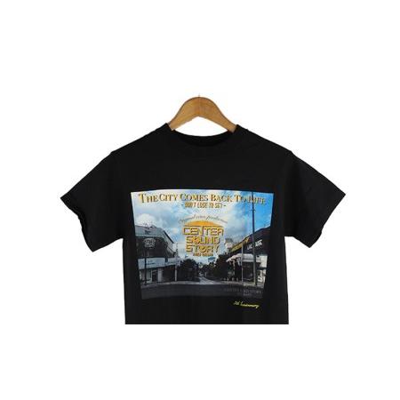 ふるさと納税 【5周年記念】CENTER SOUND STORY　Tシャツ　黒（Sサイズ）【 生活雑貨 日用品 ファッション カジュアル シャツ shirt photoTシャ.. 沖縄県沖縄市｜furunavi｜02