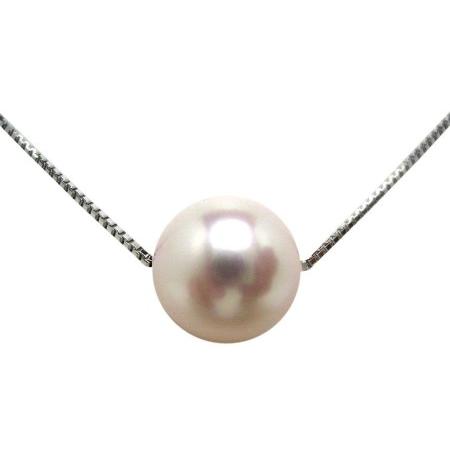 ふるさと納税 真珠 ネックレス 8.5-9.0mm( Pt850 ) あこや真珠 大粒 希少 アクセサリー ペンダント パール 伊勢志摩 志摩 三重県 冠婚葬祭 慶.. 三重県志摩市
