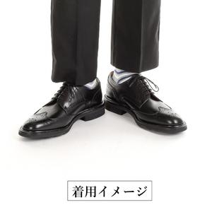 ふるさと納税 REGAL 革靴 紳士 ビジネスシューズ ウイングチップ ブラック 15TR 八幡平市産モデル 24.0cm ／ ビジネス 靴 シューズ リーガル 岩手県八幡平市の画像