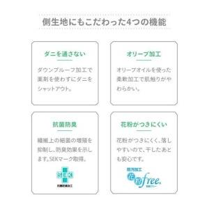 ふるさと納税 香川県高松市で製造　羽毛合掛け布団ＱＬ　ダウン85％　クイーンロング　210ｘ210サイズ 香川県高松市_2
