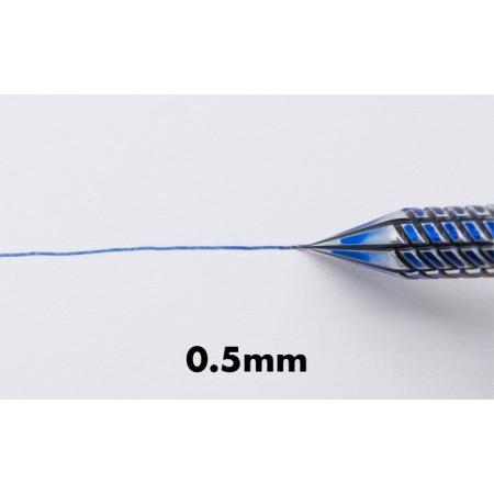 ふるさと納税 筆記具　金属つけペン ペン軸 クラシカルマテリアルAL（通常サイズ）ペン先0.5mm付き ブルー 岐阜県美濃市｜furunavi｜04