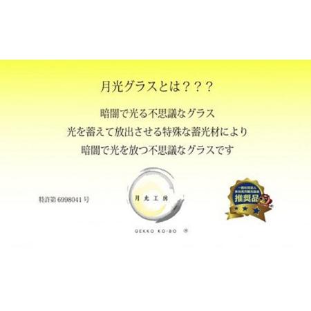 ふるさと納税 蓄えた光を暗闇で放つ 幻想的なグラス 月光グラス 冷酒杯ペアセット 『桜』&『富士』【片岡ケース製作所】 食器 コップ カッ.. 岐阜県多治見市｜furunavi｜05