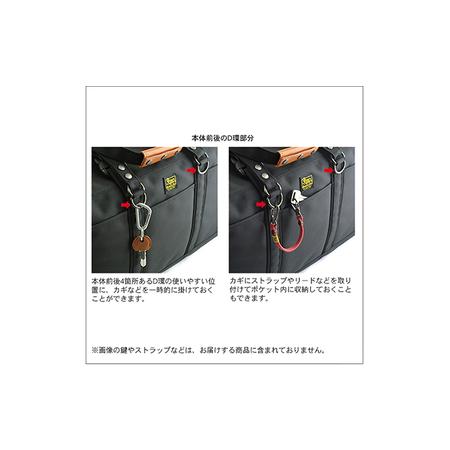 ふるさと納税 バンナイズ的ボストン　バンナイズ バリスティック ナイロン ブラック ボストン 大容量 ファッション カバン バッグ  徳島県松茂町の画像
