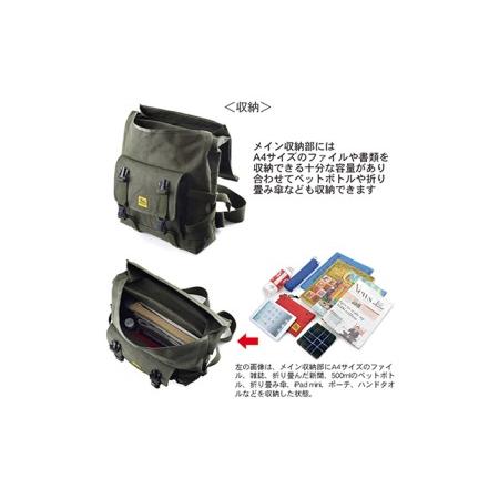 ふるさと納税 ちょっとミリタリーな感じの帆布のバックパック　バンナイズ 帆布 グリーン トート バッグ 背負う リュック ファッション カバン  徳島県松茂町の画像