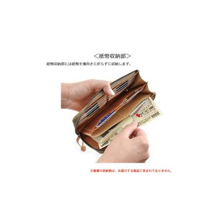 ふるさと納税 オールインワンL型ファスナーロングウォレット　バンナイズ オイル シュリンク レザー 本革 財布 長財布 ファッション小物 ファッ.. 徳島県松茂町の画像