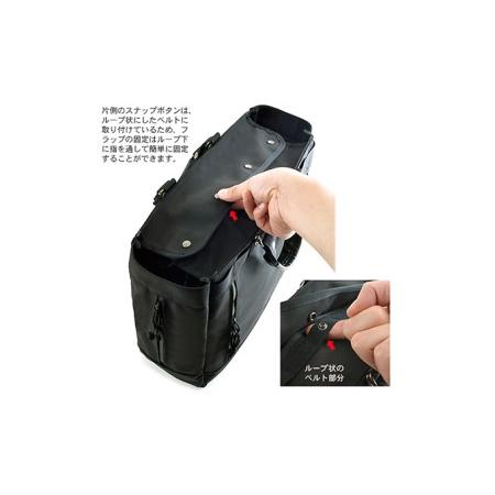 ふるさと納税 トップガード付きWアクセストート　バンナイズ バリスティック ナイロン ブラック PC収納 耐久性 ワーク ファッション かばん トー.. 徳島県松茂町の画像