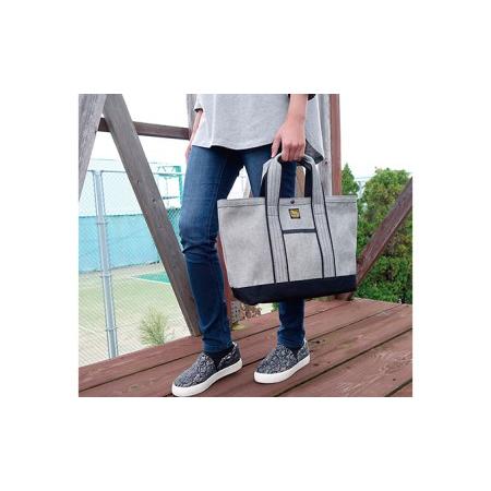 ふるさと納税 カジュアルデニムトート／サイズE　バンナイズ 帆布 お散歩 買い物 お出かけ ショッピング ファッション かばん トートバッグ カバ.. 徳島県松茂町の画像