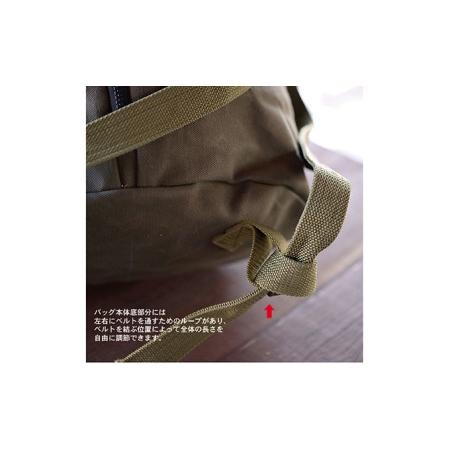 ふるさと納税 復刻版マタギバッグ『サブロー』／Lサイズ　バンナイズ 帆布 リュック バックパック 大容量 トラベル キャンプ 防災 ファッション .. 徳島県松茂町の画像