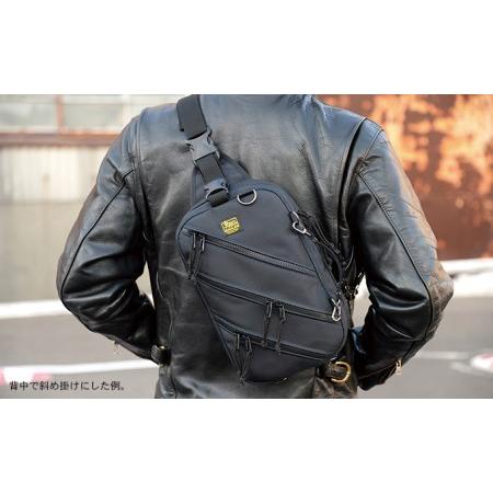ふるさと納税 大人のワンショルダー／5way仕様　バンナイズ バリスティック ナイロン コーデュラ ナイロン ブラック 斜め掛け 耐久性 背中 ファ.. 徳島県松茂町の画像
