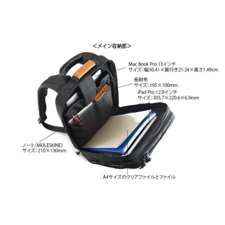 ふるさと納税 大人のワーキングベース／スリム＜ナチュラル＞　バンナイズ バリスティック ナイロン ブラック リュック バックパック 耐久性 背.. 徳島県松茂町の画像