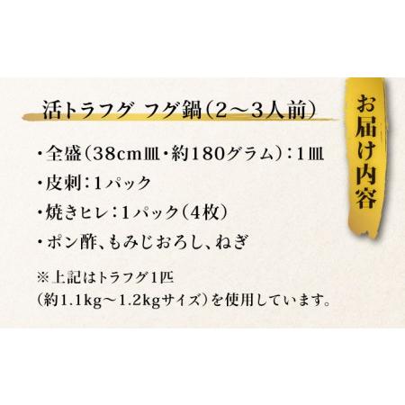 ふるさと納税 【長崎県産】トラフグフグ刺し・フグ鍋セット（2?3人前） / ふぐ 刺身 鍋 南島原市 / ながいけ[SCH033] 長崎県南島原市｜furunavi｜04