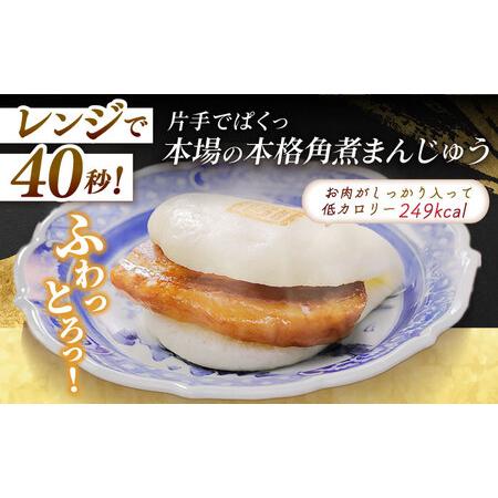 ふるさと納税 長崎角煮まんじゅう6個入 （袋） 豚肉 東坡肉 レンジ ふわふわ ほかほか 五島市/岩崎本舗 [PFL001]  冷凍 豚 豚角煮 角煮饅頭 簡単.. 長崎県五島市の画像