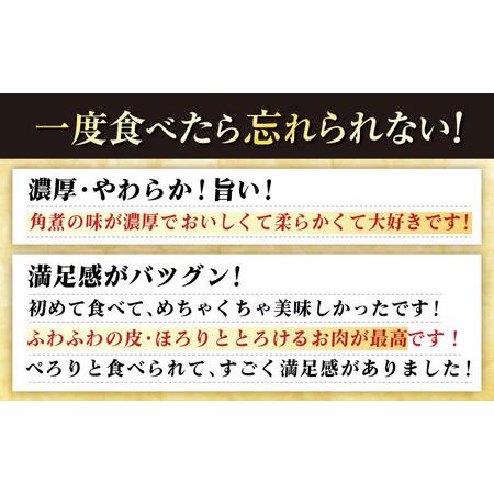 ふるさと納税 【12回定期便】長崎角煮まんじゅう8個入 （袋） 豚肉 東坡肉 レンジ ふわふわ ほかほか 五島市/岩崎本舗[PFL008]  冷凍 豚 豚角煮 .. 長崎県五島市の画像