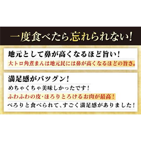 ふるさと納税 角煮まんじゅう10個 （箱）・大とろ角煮まんじゅう10個 （箱） 豚肉 東坡肉 ふわふわ ほかほか 五島市/岩崎本舗 [PFL021]  冷凍 豚.. 長崎県五島市の画像