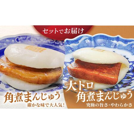 ふるさと納税 【12回定期便】角煮まんじゅう10個 （箱）/大とろ角煮まんじゅう10個 （箱） 豚肉 東坡肉 ふわふわ ほかほか 五島市/岩崎本舗[PFL0.. 長崎県五島市の画像