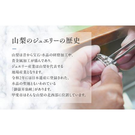 ふるさと納税 【tier】 K18　ベガアコヤパールピアス　[山梨 ジュエリー パール ダイヤモンド ピアス] 山梨県 甲斐市 AD-233 山梨県甲斐市の画像