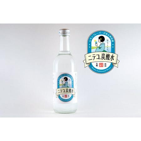 ふるさと納税 《定期便3ヶ月》ニテコ炭酸水(レモン) 300ml×24本入 「水の郷」の炭酸水 ご当地炭酸水 秋田県美郷町_1