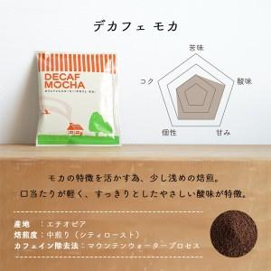 ふるさと納税 コーヒー　人気 おすすめ　【カフェインレスドリップコーヒー　デカフェ モカ 100杯分】　和泉市 辻本珈琲 自家焙煎（AH160-SJ） 大阪府和泉市｜furunavi｜02