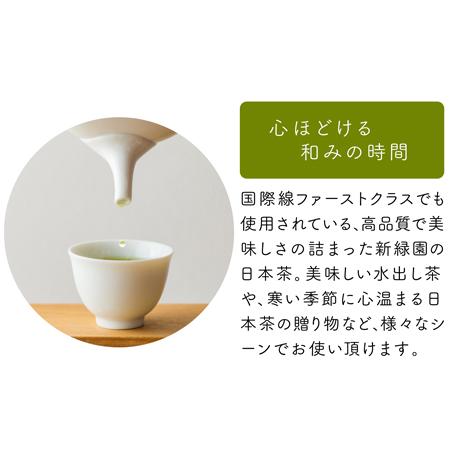 ふるさと納税 宮崎日本茶専門店 桐箱入り「空飛ぶお茶」高品質煎茶ティーバッグ100p【C24】 宮崎県新富町の画像