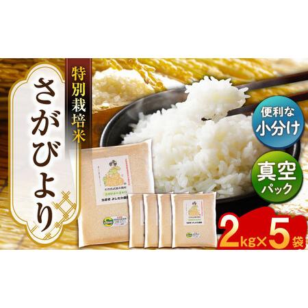 ふるさと納税 [安心安全の特別栽培米!]令和5年産 さがびより 10kg(2kg×5)武雄市橘産 [UCY003] 小分け お米 ごはん 白米 精米 ブランド.. 佐賀県武雄市