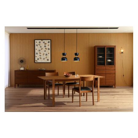 ふるさと納税 【開梱設置】高野木工 LAITON レトン ダイニングテーブル ウォルナット W180×D90【10年保証】 福岡県大川市_1