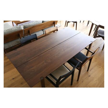 ふるさと納税 【開梱設置】高野木工 LAITON レトン ダイニングテーブル ウォルナット W180×D90【10年保証】 福岡県大川市_3